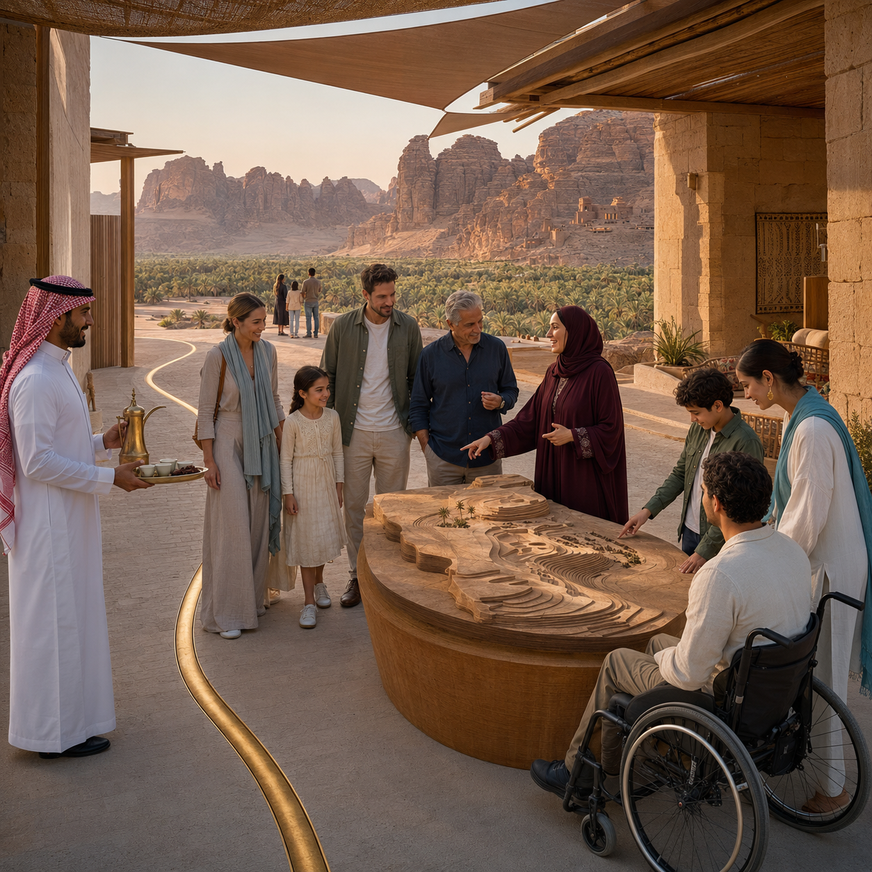 القطاع السياحي والضيافة